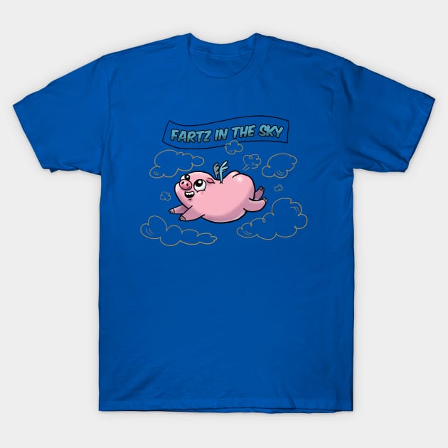 farts in the sky T-Shirt by samanta flôor